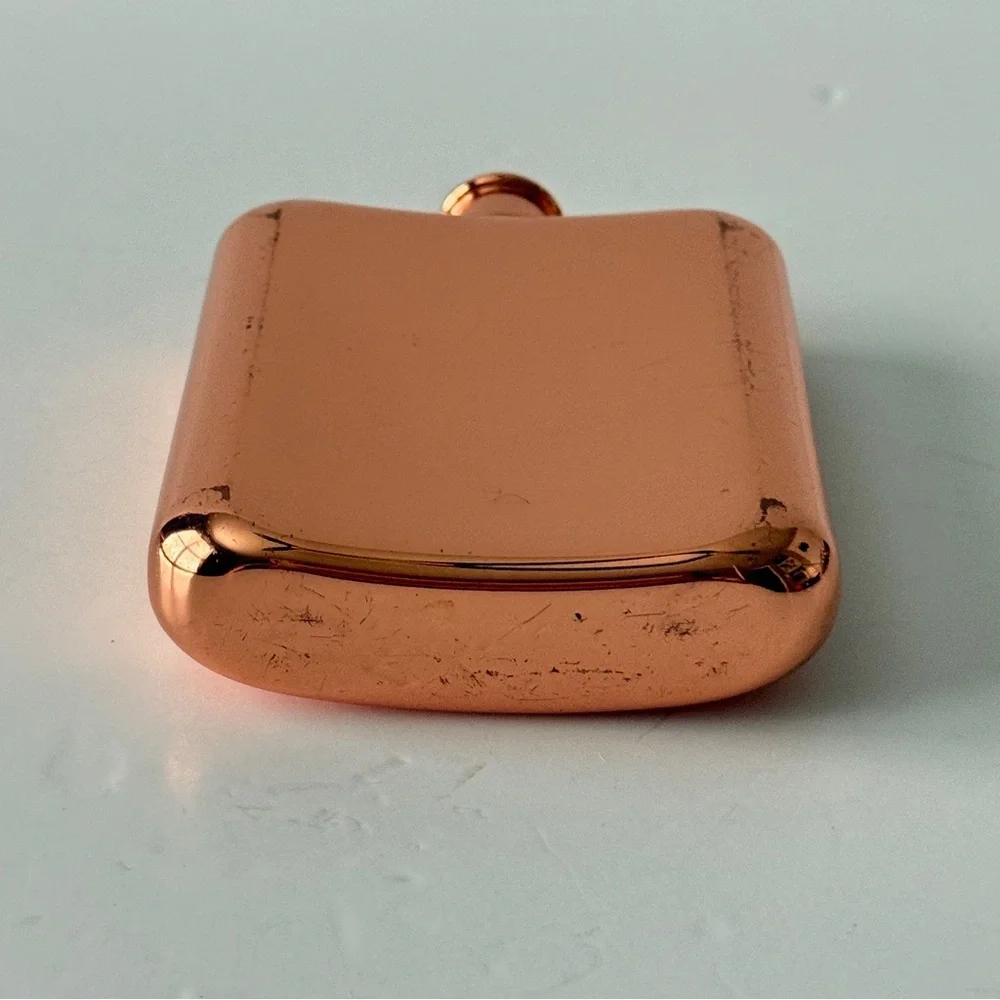 Rose Gold Hip Flask for Alcohol Liquor Bottle